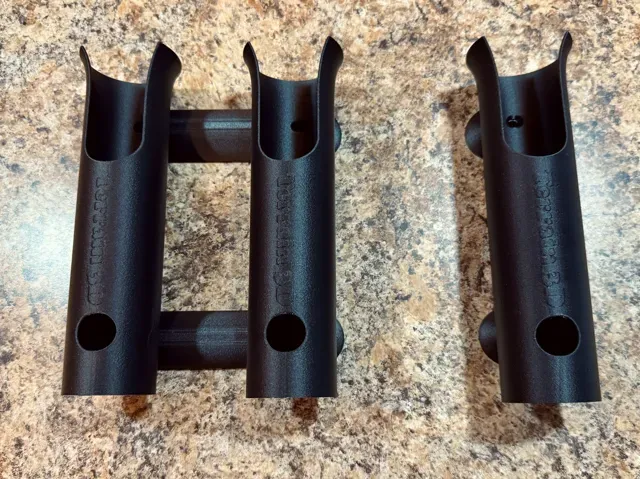 Modular Wall/Console Mounted Fishing Rod Holder