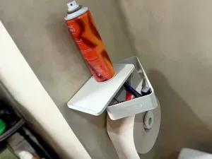 Porta rollo de papel higiénico grandes con Cajón
