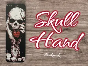 Skull in Hand - Bookmark