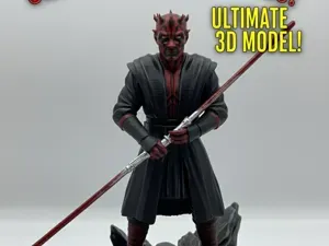 Darth Maul - High-Detail 3D Print Model