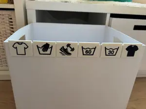 Clip-on Laundry Sorting Wash Labels