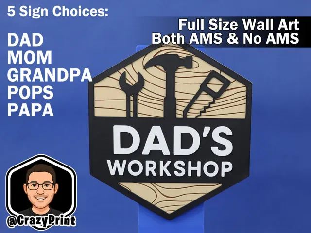 Fun Sign for the workshop. Makes great gift No AMS