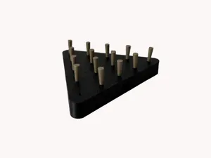 Travel Triangle Peg Puzzle (Snap Case)