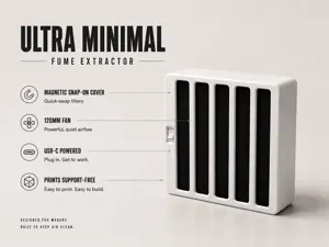 Ultra Minimal Fume Extractor