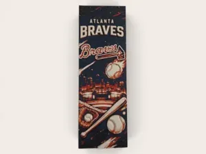 Atlanta Braves MLB 50mm x 150mm Bookmark