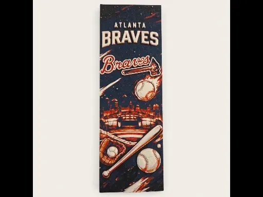 Atlanta Braves MLB 50mm x 150mm Bookmark — Фото 2 из 2