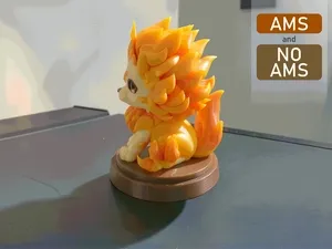 Chibi Leo Zodiac Lion King | AMS & No AMS