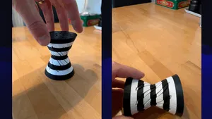 Zebra Spiral Fidget - Impossible Pass