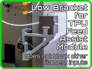 TPU Feed Assist module lower mount for H2 printers