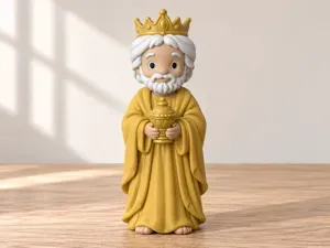 Rei Mago Melchior - Presépio - Tio Lira