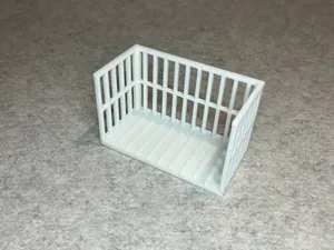 Dollhouse balcony miniature house