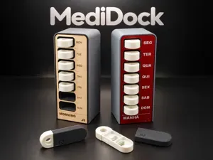 MediDock - A Weekly Pill Organizer