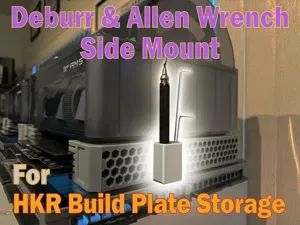 Deburr & Allen key Holder -for Build Plate Storage