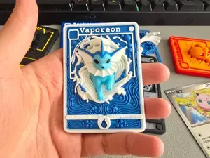 Vaporeon TCG – 3D Pop-Out Card