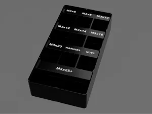 M3 Bolt Assortment Gridfinity Bin