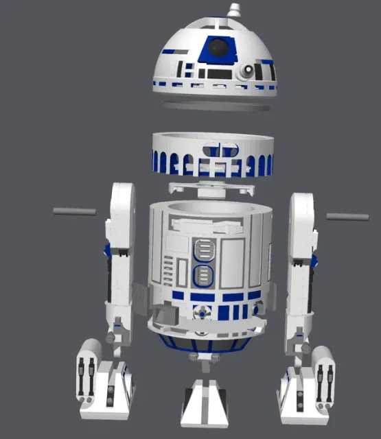Star Wars - R2D2 for Amazon Echo Dot 3rd Gen. — Image 4 of 5