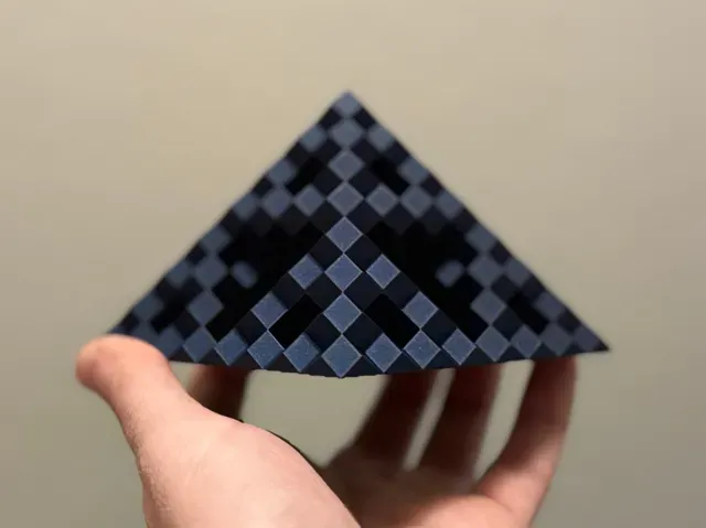 Rhombic Dodecahedral Sierpiński Pyramid - Level 3 — Image 4 of 8