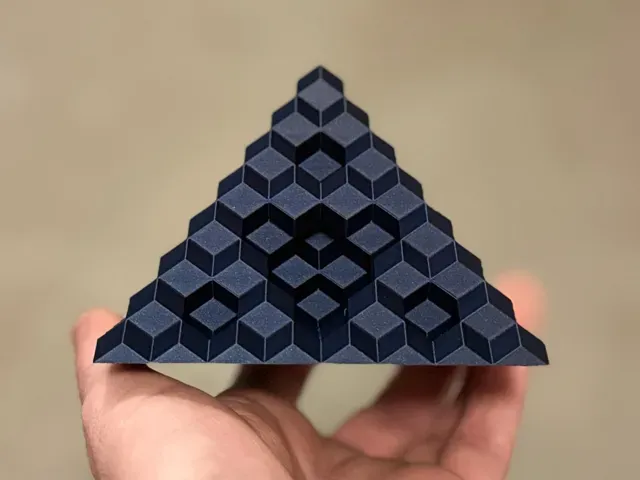 Rhombic Dodecahedral Sierpiński Pyramid - Level 3 — Image 5 of 8