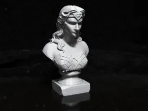 Withered Justice-wonder woman sculpture