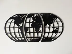 World map wall decoration