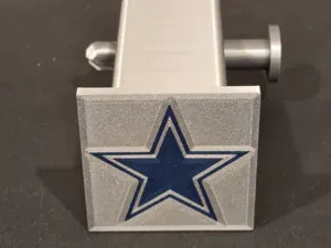 Dallas Cowboys 2" trailer hitch cover