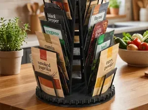 Rotating Modular Spice Sachet Rack