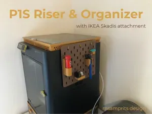 P1S Modular AMS Riser & Organizer