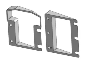 Deck railing brackets