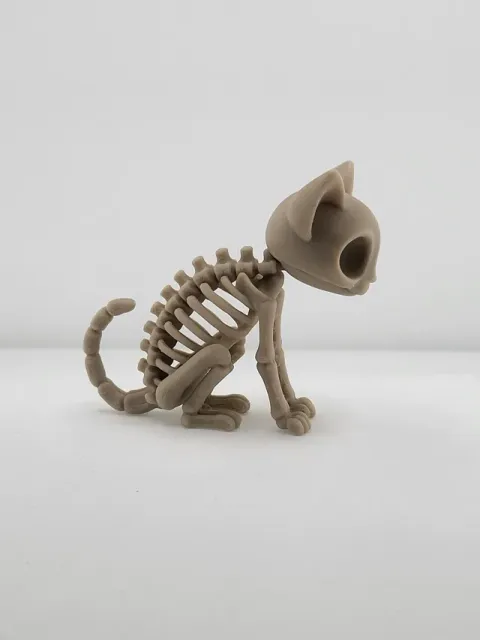 Cute Skeleton Cat Figure – Kawaii Bone Kitty — Image 4 of 5