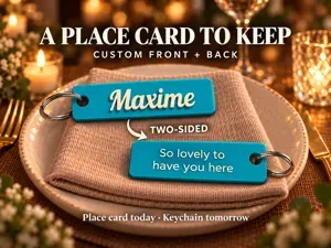 Personalized Place Cards - Names & message
