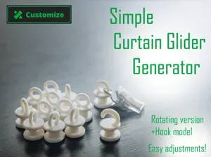 Simple Curtain Glider --Customizable--