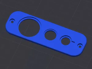 Voltmeter/Power/Charger plate for DIY Boomboxes