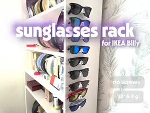 Sunglases Rack - Stand for Ikea Billy