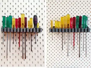 Screwdriver Holder for Pegboard-Wall-Skadis