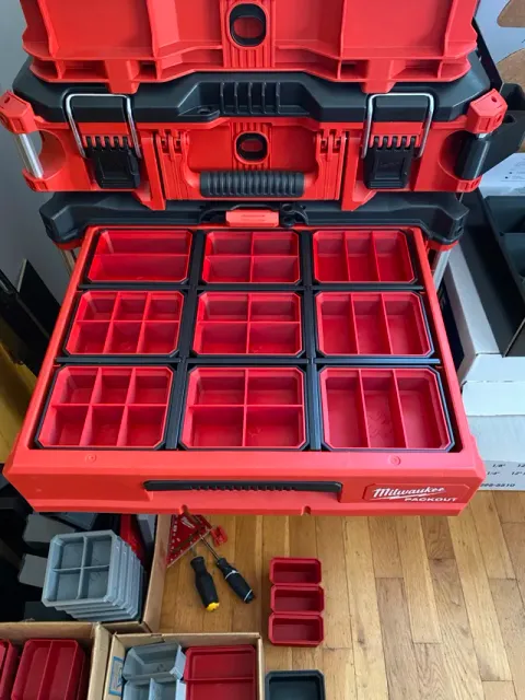 MILWAUKEE PACKOUT - 3 DRAWER NESTING BINS — Фото 2 из 7