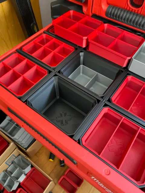 MILWAUKEE PACKOUT - 3 DRAWER NESTING BINS — Фото 3 из 7