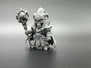 Dark Fantasy Undead Wizard - Skeleton Mage