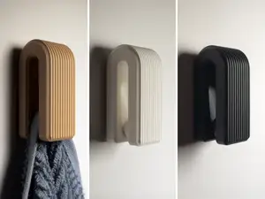 Auto-locking Hanger - Gravity Towel Hook - Ribbed