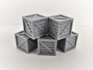 Shipping Crates Table Top Games Miniature Diorama