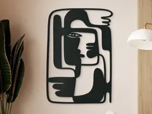 Face 3D Wall Sticker