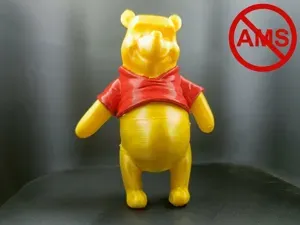 12 CM Winnie Pooh Cute Disney FanArt Figure No AMS