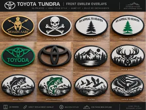 Toyota Tundra Front Grille Emblem Pack – 12 Decals