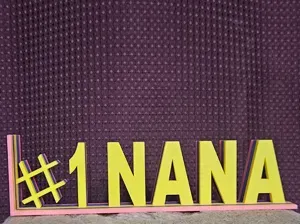 #1 Nana 3D Text
