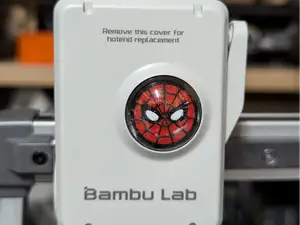 Spider-Man Extruder Gear Wheel Cover for A1 series