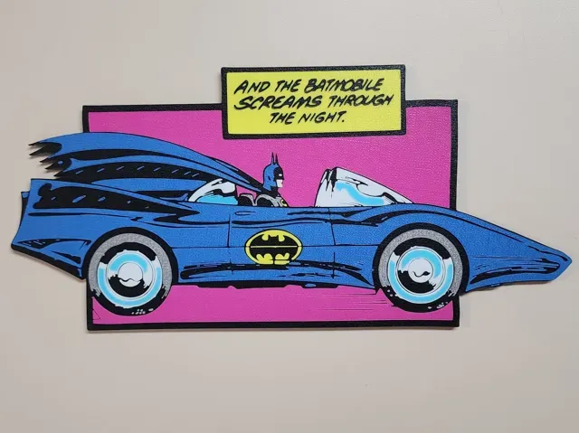 Comic Batmobile Wall Art — Фото 2 из 4