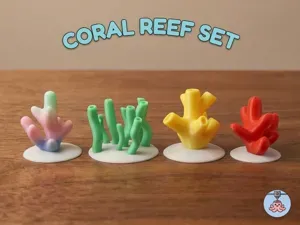 3D Coral Reef Set - Scenery & Diorama