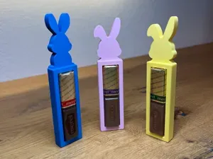 Osterhasen für Merci Riegel – 3 Designs