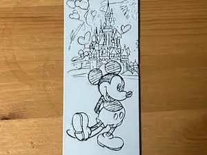 mickey mouse bookmark