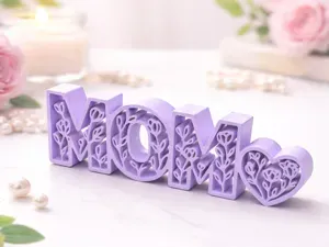 Muttertags-MOM-Display – Blumenherz
