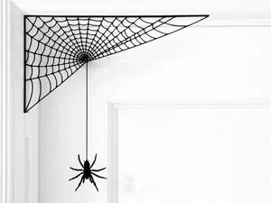 Spider & Web Halloween decorations